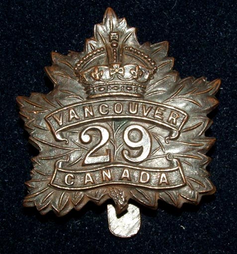 29th Cap Badge