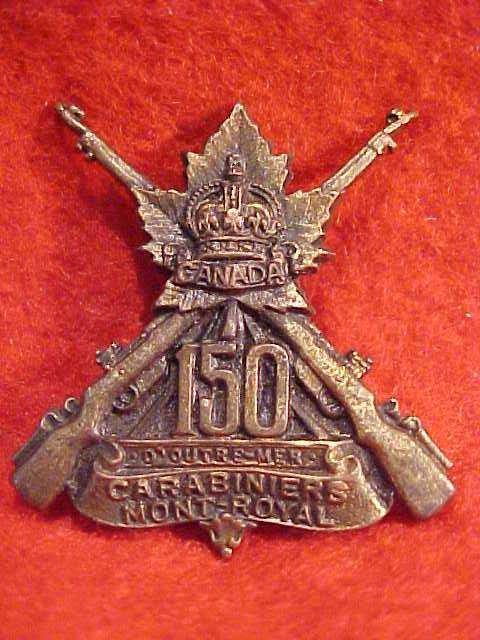 150th Cap Badge